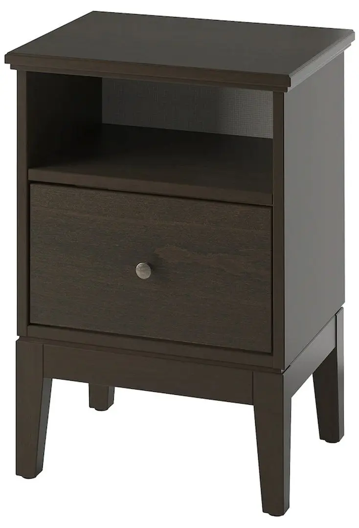 Noptiera Ikea Idanas 47x40 (Maro Inchis Vopsit)