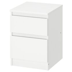 Noptiera Ikea Kullen 2 sertare 35x49 (Alb)