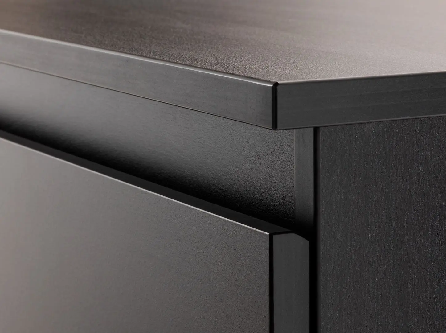 Noptiera Ikea Kullen 2 sertare 35x49 (Negru-Maro)