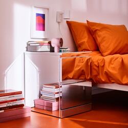 Noptiera Ikea Malm 2 sertare 40x55 (Aspect oglinda)