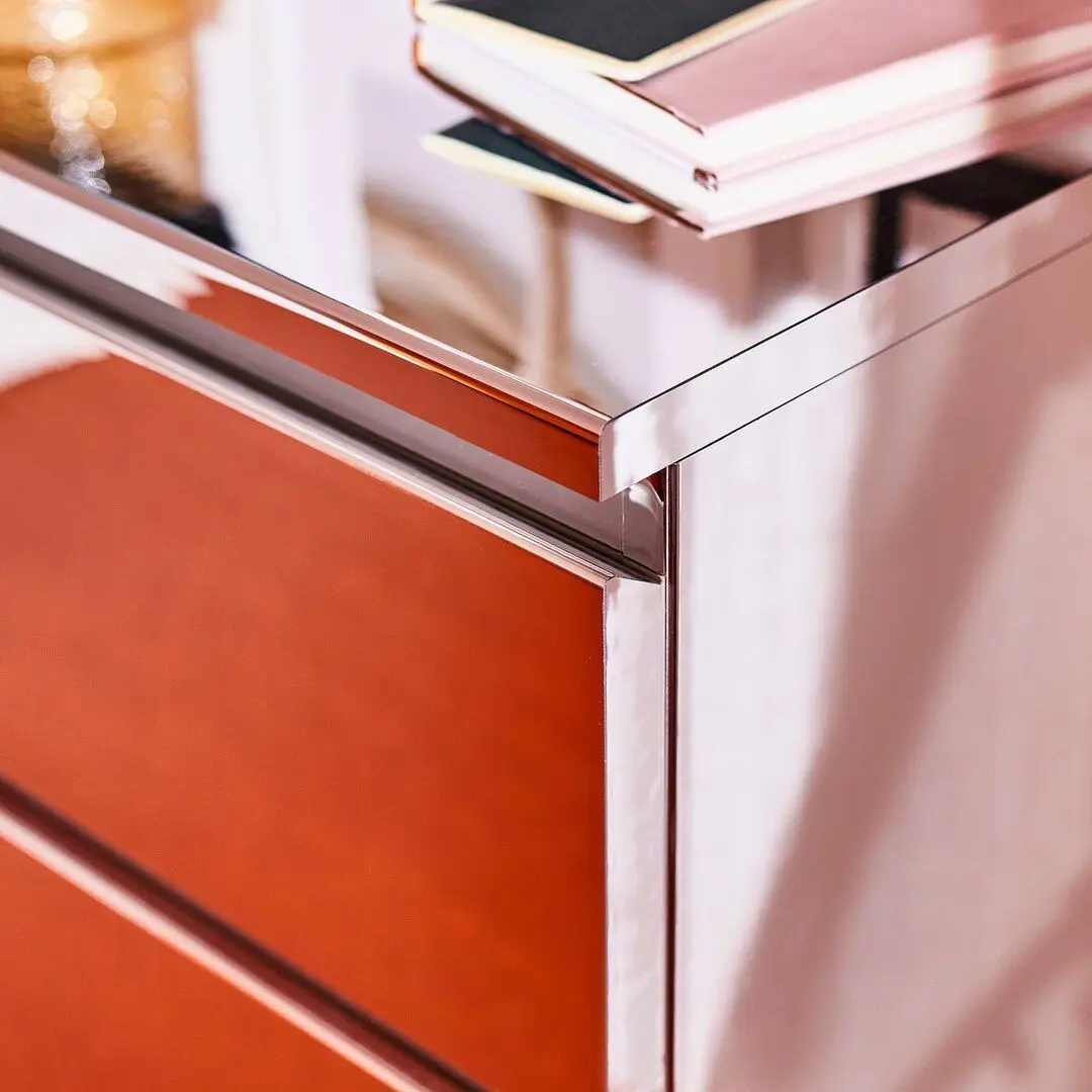 Noptiera Ikea Malm 2 sertare 40x55 (Aspect oglinda) - 5