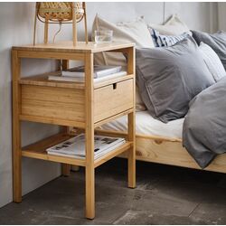 Noptiera Ikea Nordkisa 40x40 (Bambuc) Thumb