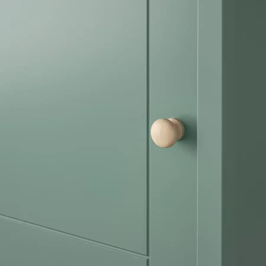 Noptiera Ikea Olderdalen 47x43 (Gri-Verde/Pin)