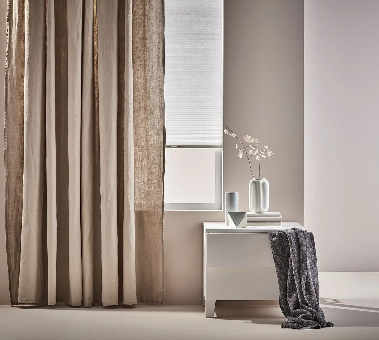 Noptiera Ikea Platsa 2 sertare 60x57x53 (Alb/Fonnes Alb)