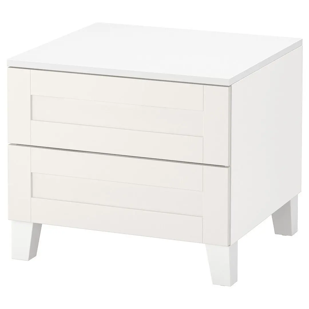 Noptiera Ikea Platsa 60x57x53 (Alb/Sannidal Alb)