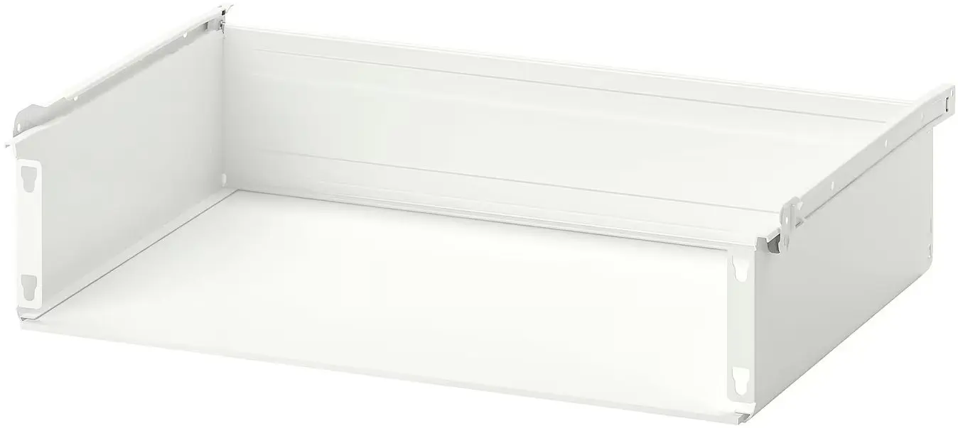 Тумба прикроватная Ikea Platsa/Kalbaden 60x42x83 (Белый/Имитация Сосны) - 4