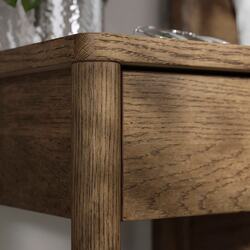 Noptiera Ikea Tonstad cu picioruse 40x40x59 (Maro/Furnir Stejar Vopsit) Thumb