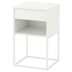 Noptiera Ikea Vikhammer 40x39 (Alb)