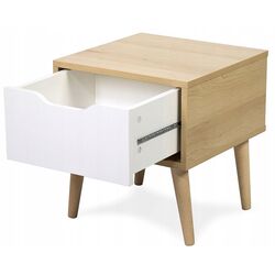 Тумба прикроватная Klups Sofie (Beech/White) Thumb