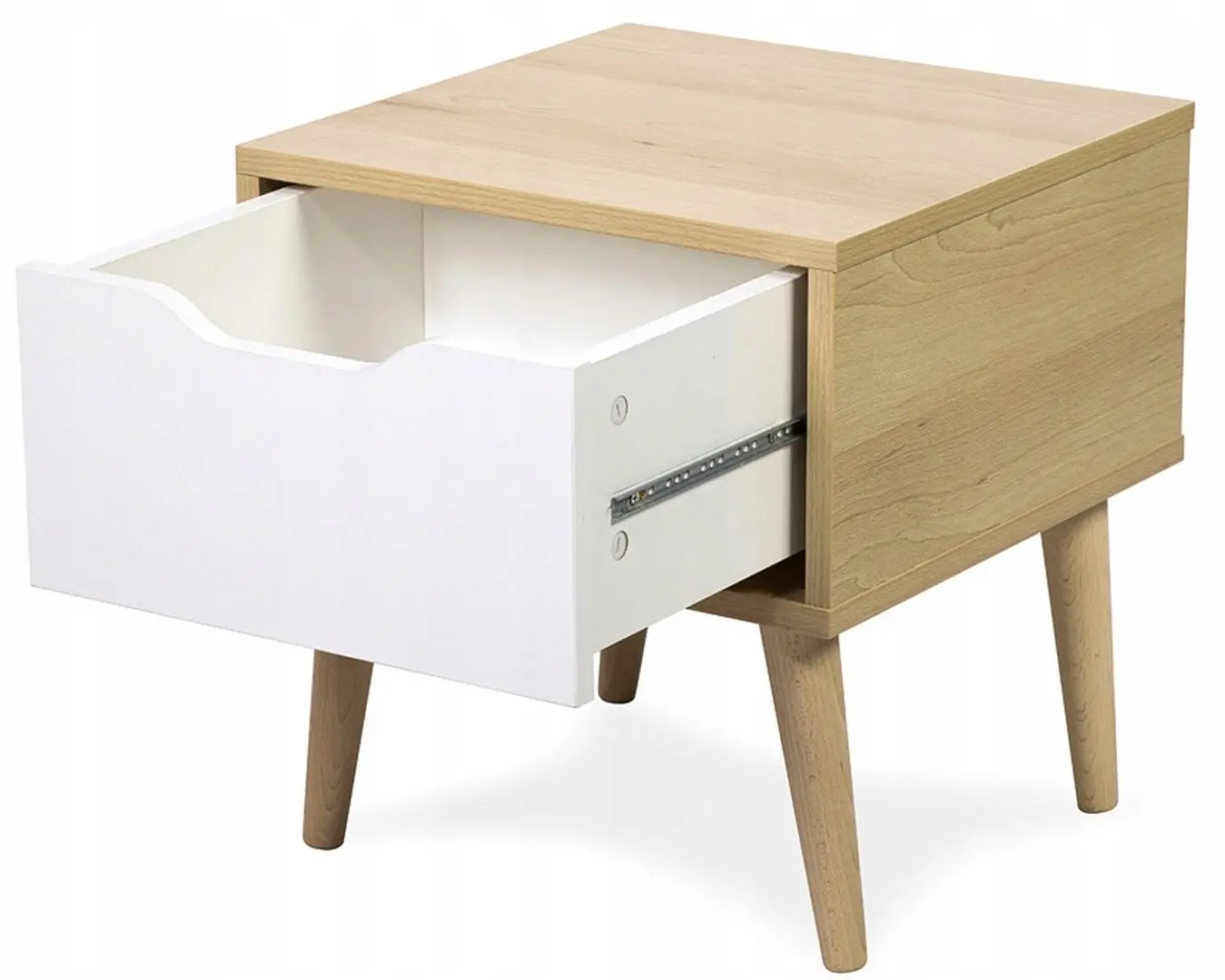 Тумба прикроватная Klups Sofie (Beech/White) - 3