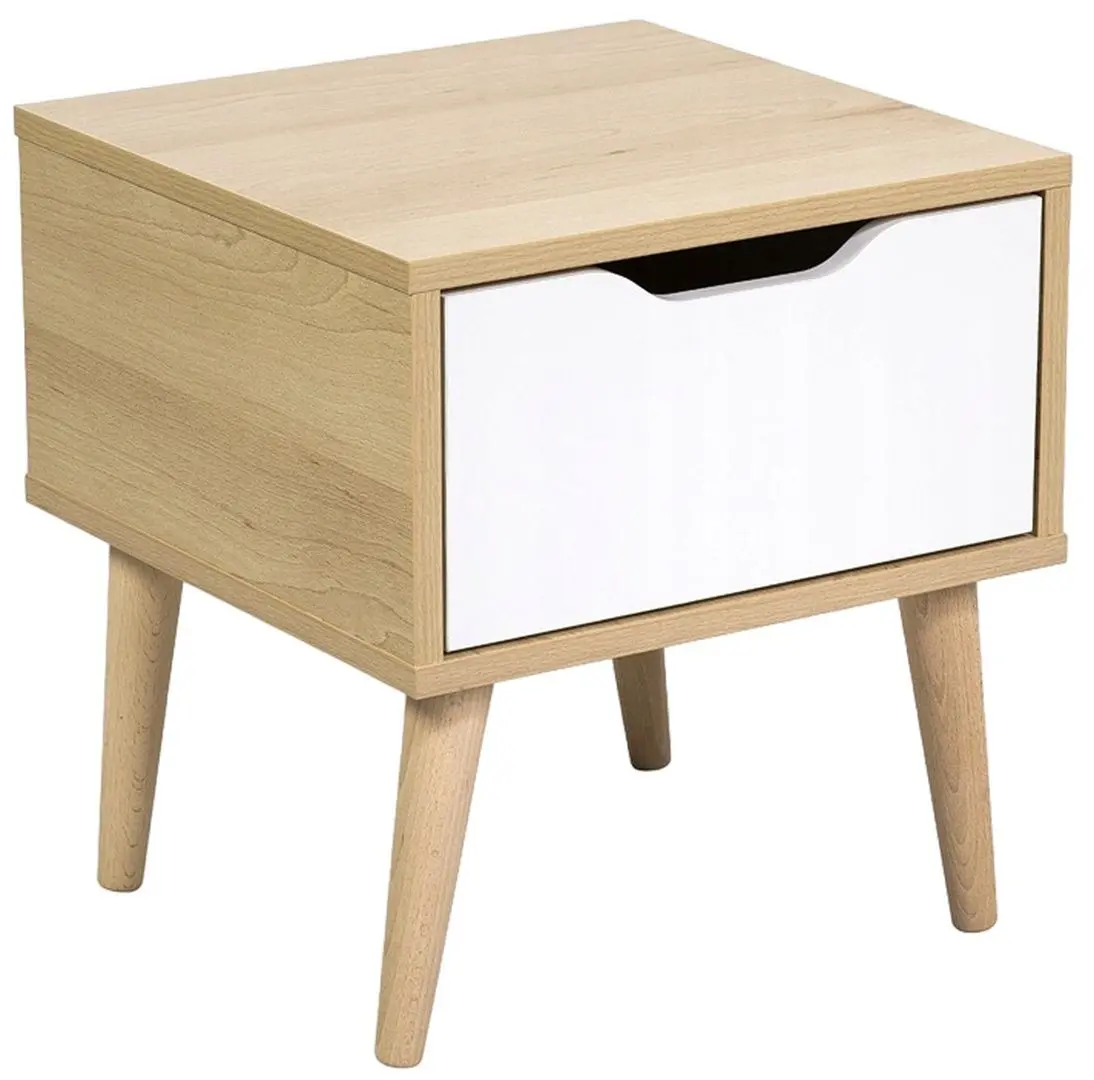 Тумба прикроватная Klups Sofie (Beech/White)
