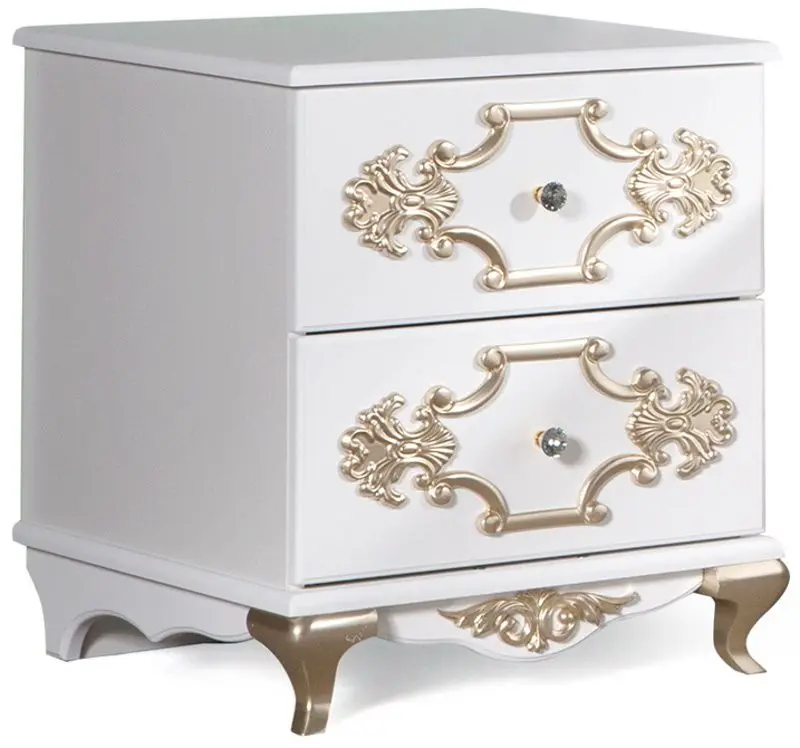 Noptiera KMK 0402.3 Iskushenie (White Pearl/Gold)