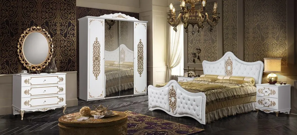 Noptiera KMK 0402.3 Iskushenie (White Pearl/Gold)