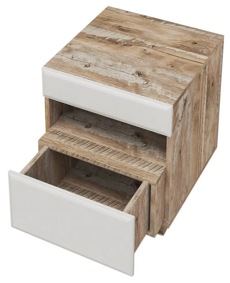 Noptiera КМК 0554.7 Rokset 1IA (White Gloss/Yukkon Oak)