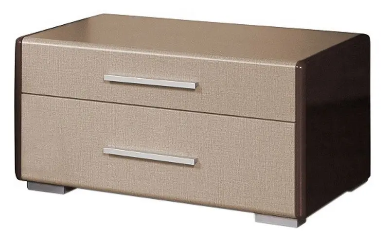 Noptiera КМК 0649.2 Stefani 2S (Mocha Gloss/Concrete Beige)