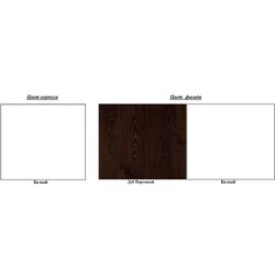 Noptiera КМК 0852.15 Siciliya 2S (Port Oak/White) Thumb