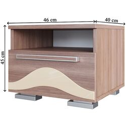 Тумба прикроватная Marcel Prod NOPTLAGSH (Ash/Shimo) Thumb