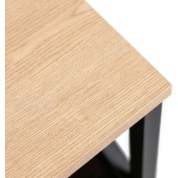 Тумба прикроватная Mebel Elite Logan 40 (Oak/Black) Thumb