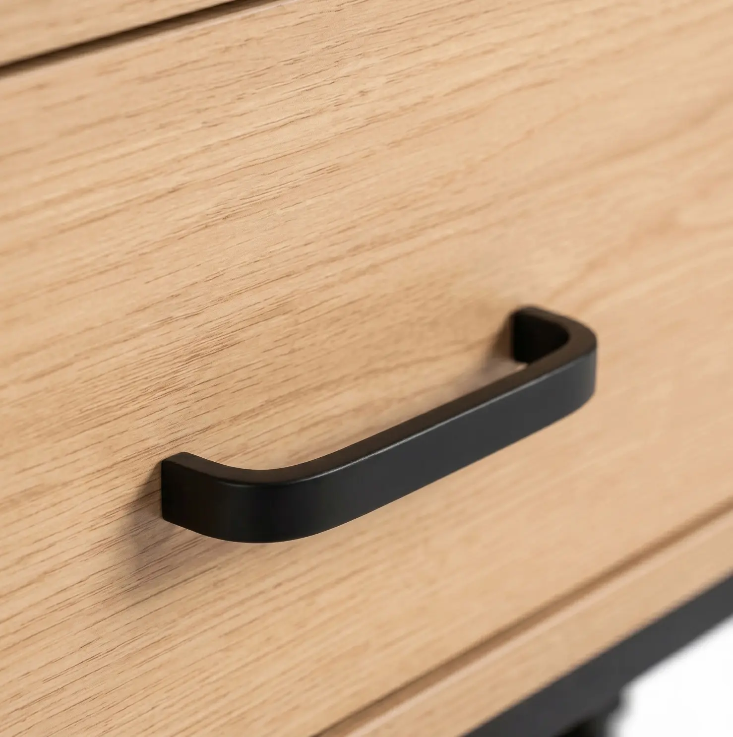Тумба прикроватная Mebel Elite Logan 40 (Oak/Black) - 5