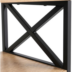 Тумба прикроватная Mebel Elite Logan 40 (Oak/Black) Thumb