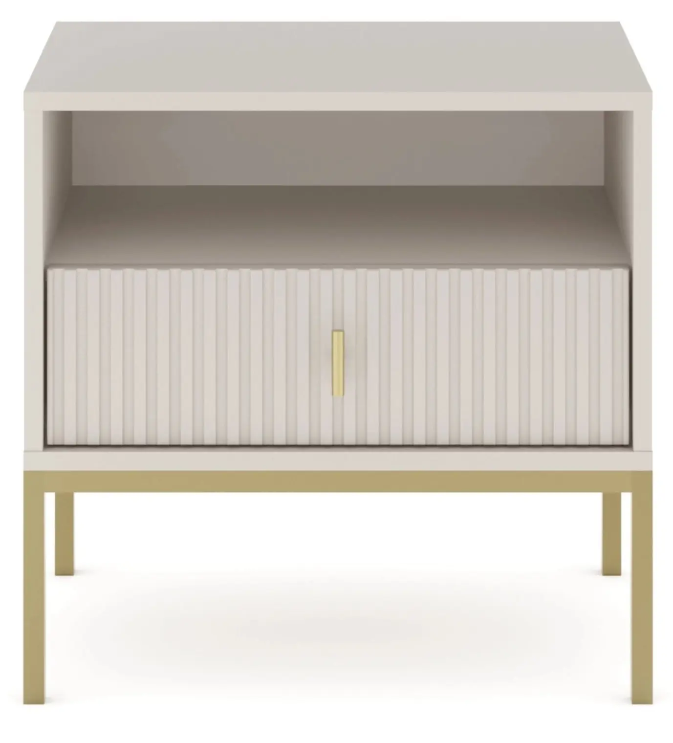 Noptiera Mebel Elite Marcos (Cashmere/Gold) - 3