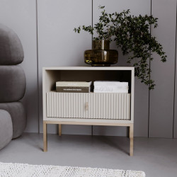 Noptiera Mebel Elite Marcos (Cashmere/Gold)