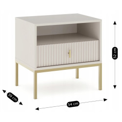 Noptiera Mebel Elite Marcos (Cashmere/Gold) Thumb
