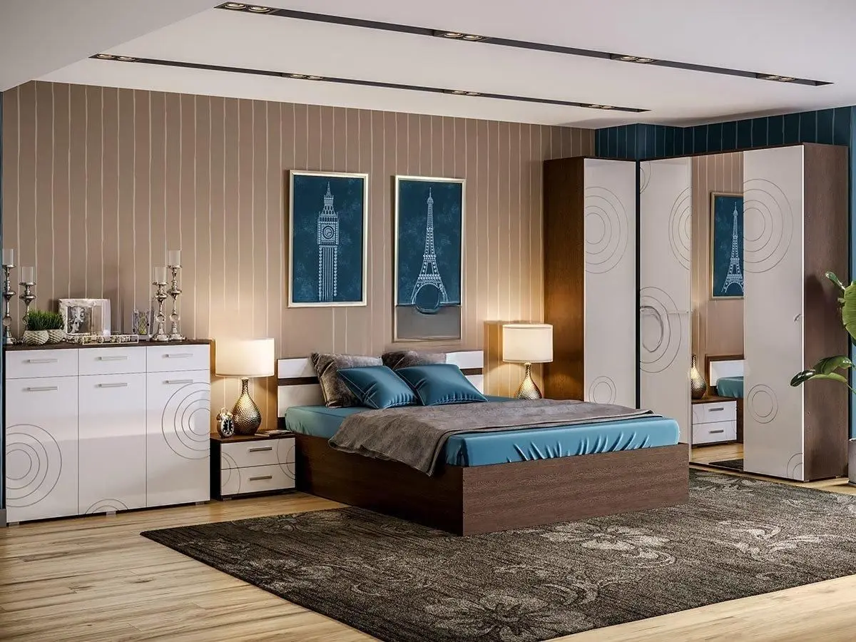 Noptiera Миф Nika (White Gloss/Wenge)