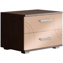 Noptiera Mif Nika (Cappuccino Gloss/Wenge Oak)