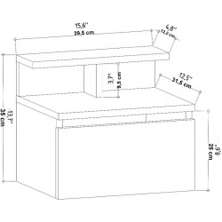 Noptiera Mirage Meble Alice (Oak) Thumb