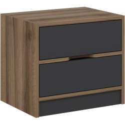 Noptiera Mirage Meble Elina 8170 (Anthracite/Walnut) Thumb