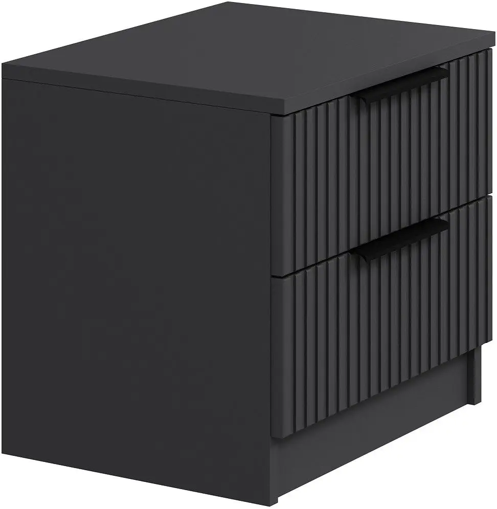 Тумба прикроватная Mirage Meble Kale Plus 7898 (Anthracite)