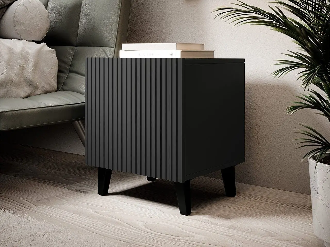 Set de noptiere Mirjan24 Tilderi Grey/Vamos (Anthracite)