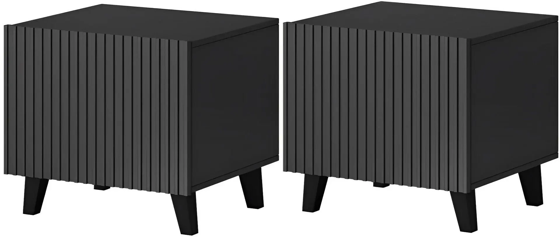 Set de noptiere Mirjan24 Tilderi Grey/Vamos (Anthracite)