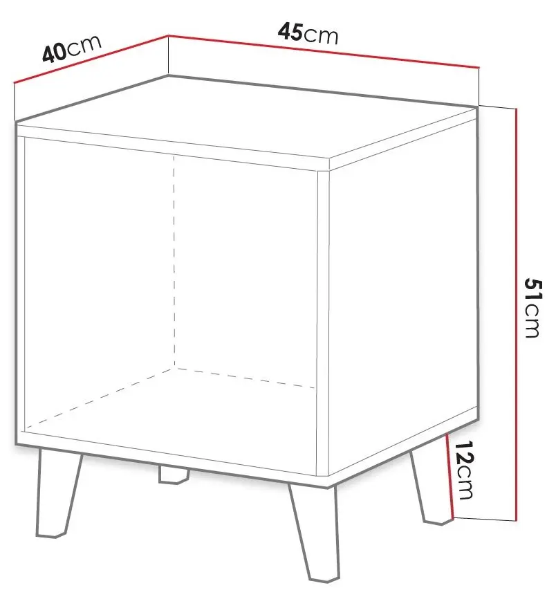 Set noptiere Mirjan24 Tilderi/Vamos (Wotan Oak)