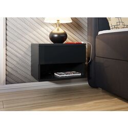 Noptiera Mirjan24 Abercja/Nece (Black/Black Gloss) Thumb