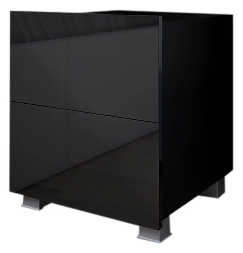 Noptiera Mirjan24 Bralani BR06/Calabrini C6 (Black Gloss)