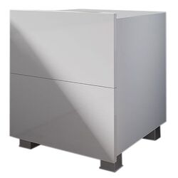 Noptiera Mirjan24 Bralani BR06/Calabrini C6 (White Gloss)