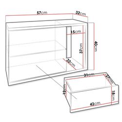 Noptiera Mirjan24 Lekimo/Bece (Black/Black Gloss) Thumb