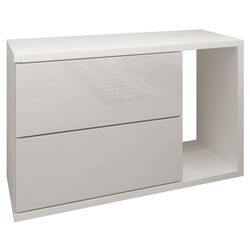 Noptiera Mirjan24 Lekimo/Bece (White/White Gloss)