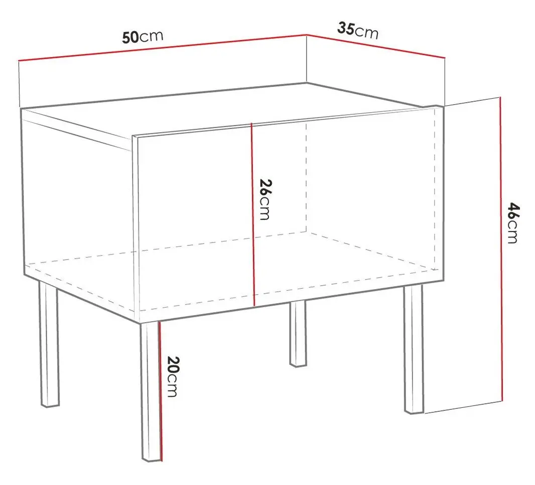 Noptiera Mirjan24 Madrielle 50/Exito 50 (White/White Gloss) - 2