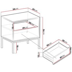 Noptiera Mirjan24 Tonkor TS54/Mono MS54 (White/Gold) Thumb