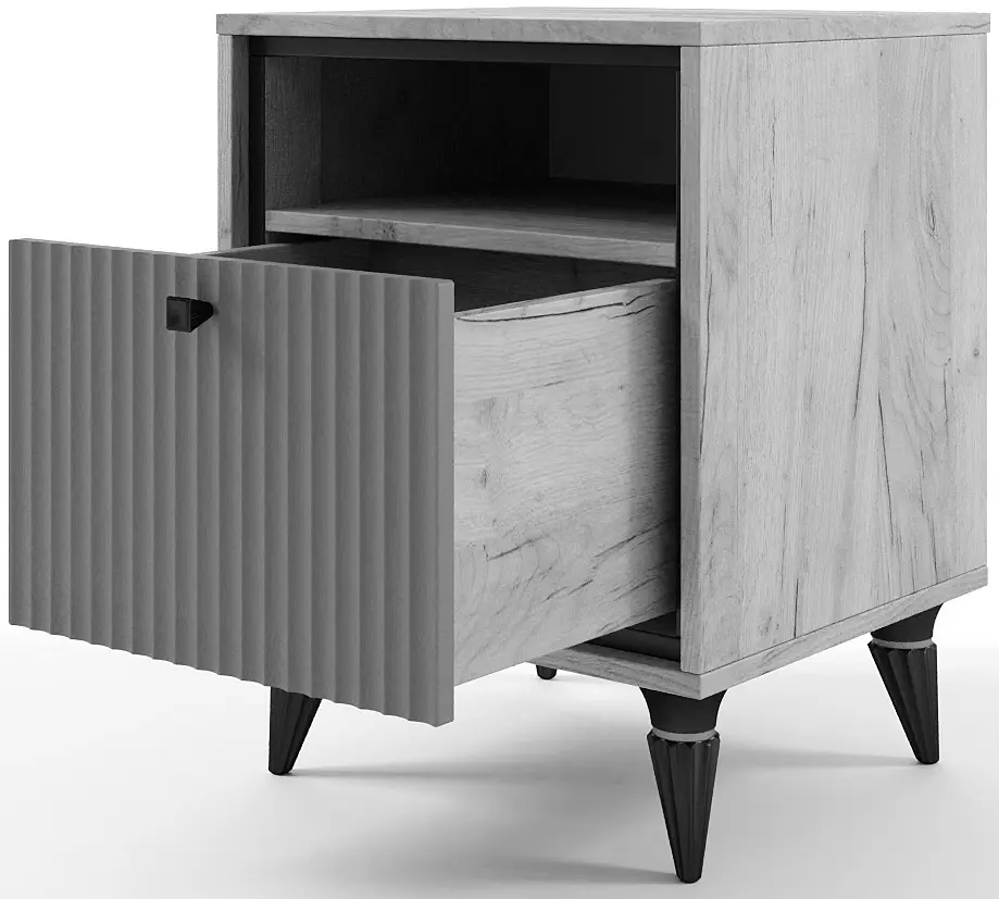 Noptiera МЛ-Мебель Oskar №11 50m (Craft Oak Gray/Florence Oak) - 2
