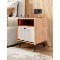 Noptiera МЛ-Мебель Oskar №11 50m (Craft Oak Gray/Florence Oak)