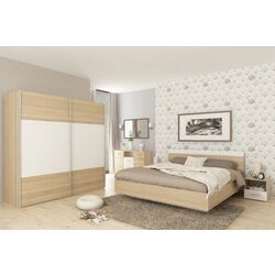 Set de noptiere Mobhaus Gabriela (Sonoma Oak/White) Thumb