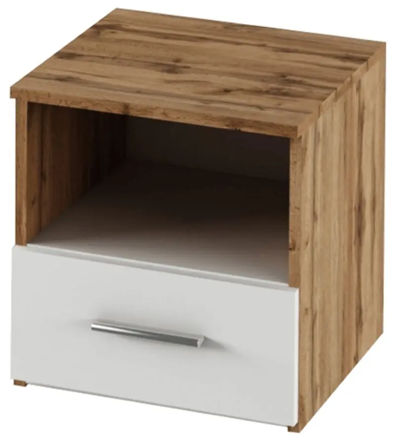 Set de noptiere Mobhaus Gabriela (Wotan Oak/White)