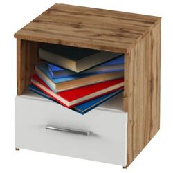 Set de noptiere Mobhaus Gabriela (Wotan Oak/White) Thumb