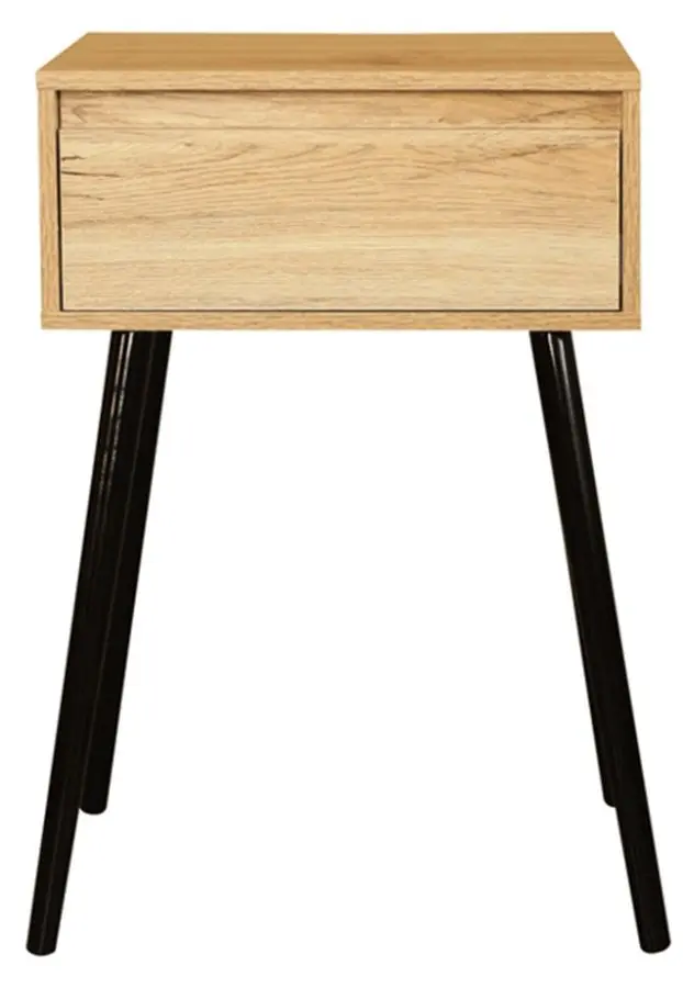 Noptiera Mobhaus Alysandra Typ 1 (Oak/Black)