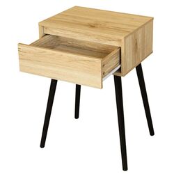 Noptiera Mobhaus Alysandra Typ 1 (Oak/Black) Thumb