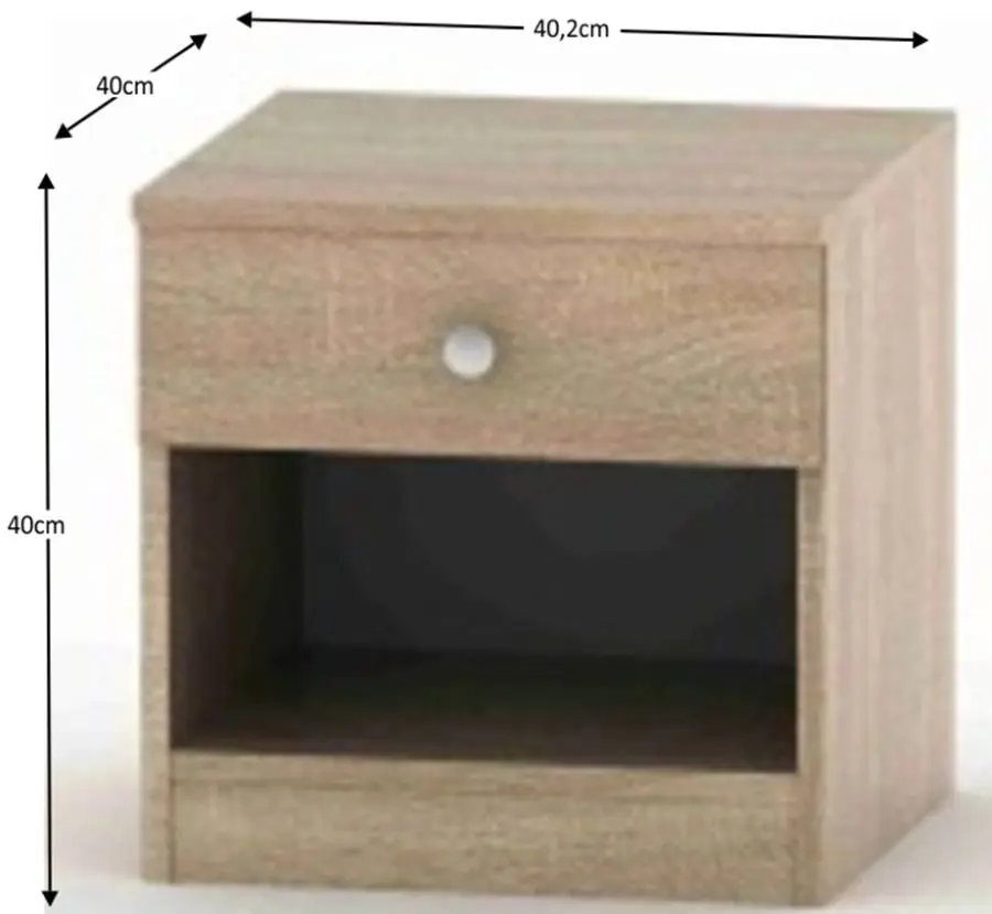 Noptiera Tempo Kondela Betty 2 BE02-010-00 (Sonoma Oak)